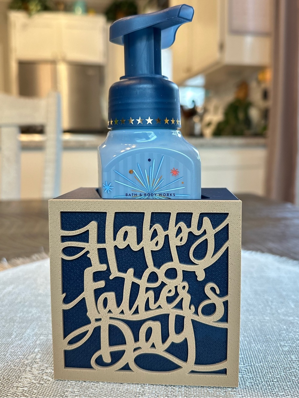 Happy Father’s Day Soap Holder for Bath & Body Works Bottles